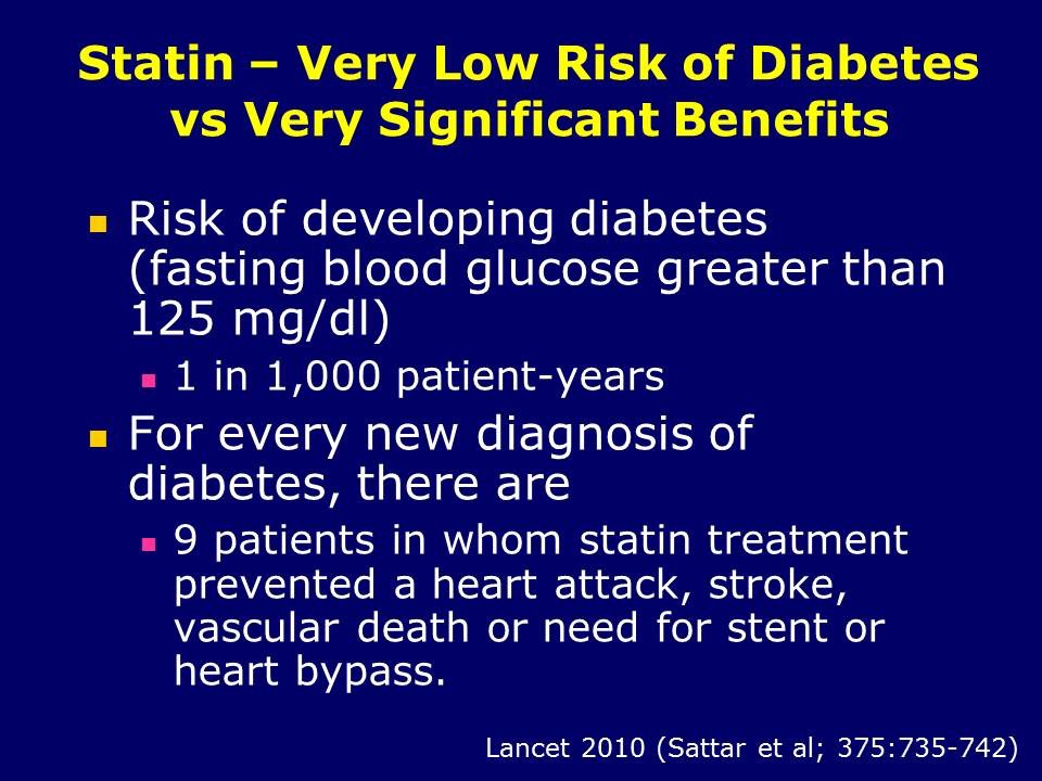Diabetes and Statin2