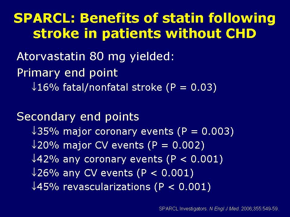 Statin and Stroke Prevention